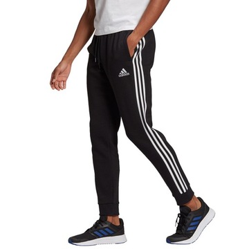 Spodnie dresowe adidas Essentials Fleece czarne XL