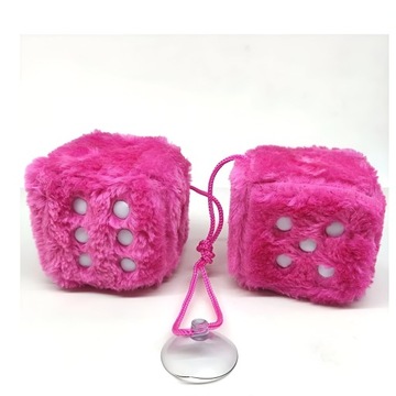 ПЛЮШЕВЫЙ КУБ ДЛЯ ОКНА АВТОМОБИЛЯ, ВЕШАЛКА ДЛЯ ЗЕРКАЛА НА ПРИСОСКЕ