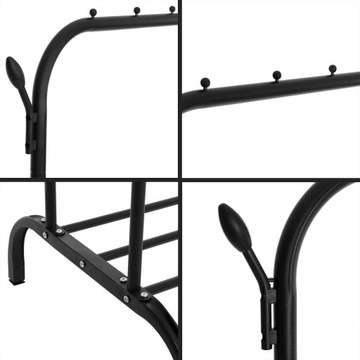 ДВОЙНАЯ ДВОЙНАЯ НАПОЛЬНАЯ ВЕШАЛКА ДЛЯ ОДЕЖДЫ И ОБУВИ ЛОФТ МЕТАЛЛ