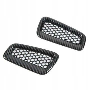 2 szt. Dash Side Air Vent Cover Carbon Fiber