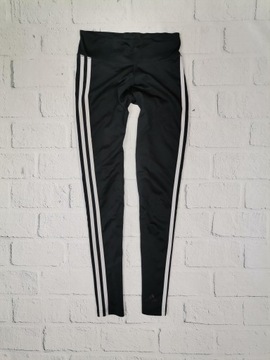 ADIDAS Legginsy Getry Spodnie Damskie Czarne XS 34