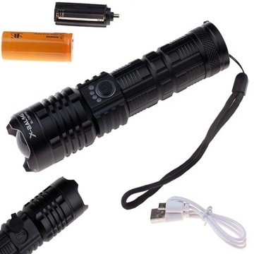 LATARKA TURYSTYCZNA XHP160 26650 USB ZOOM