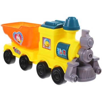 ZABAWKI DO KĄPIELI DLA DZIECI POCIĄG NA PLAŻĘ ŁYŻKA DO PIASKU