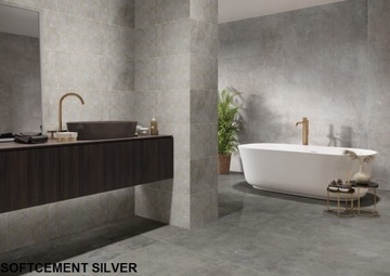 керамогранит 280/120 Calacatta Softcement Masterstone матовый.