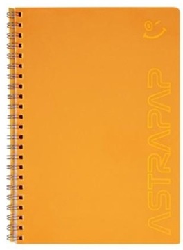 Kołozeszyt ASTRA B5 80k kratka FLUO orange