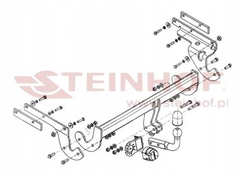 SPOLEHLIVÝ ZAŘÍZENÍ(HÁK) TÁŽNÝ TOYOTA YARIS P13 OD2011 E20