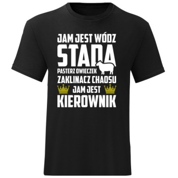 MĘSKA KOSZULKA KIEROWNIKA JAM JEST KIEROWNIK S