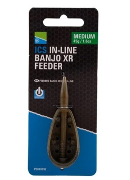 PRESTON ICS 45g In-Line Banjo XR Feeder - Medium