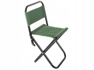 СКЛАДНОЙ ТУРИСТИЧЕСКИЙ СТУЛ ДЛЯ РЫБАЛКИ КЕМПИНГА СО СПИНКОЙ