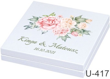 Свадебный сувенир, копилка, белая графика