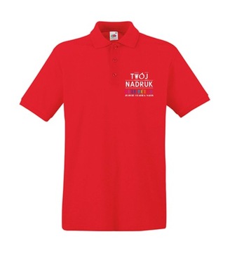 Рубашка-поло ПРЕМИУМ с собственным хлопковым принтом