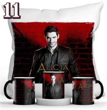 ZESTAW LUCYFER MAGICZNY KUBEK + PODUSZKA + IMIE