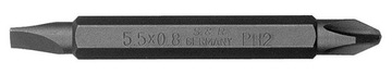 BITY DWUSTRONNE 60 MM. PH2+PH3