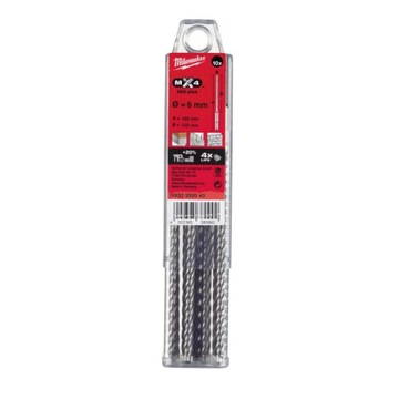 Wiertło SDS Plus 6x100x160mm MILWAUKEE 10szt MX4