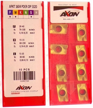 PŁYTKI PŁYTKA APKT 1604PDER OP 5320 STAL INOX