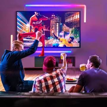 Умные светодиодные панели 3+2 LIGHTBAR RGBIC WiFi GLIDE WALL Настенный светильник