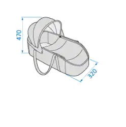 Складная гондола для коляски MAXI COSI LAIKA, черная
