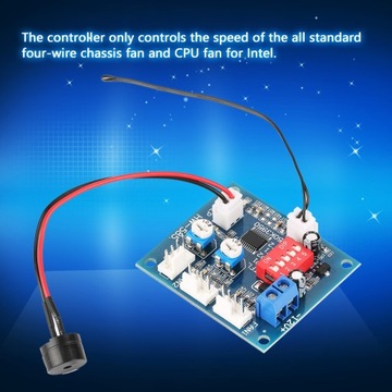 DC 12V czteroprzewodowy termostat PWM regulator