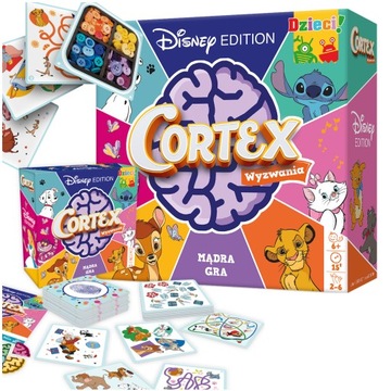 ОБРАЗОВАТЕЛЬНАЯ СЕМЕЙНАЯ НАСТОЛЬНАЯ ИГРА ДЛЯ ДЕТЕЙ CORTEX DISNEY GAME 8+ 2-6 ЧЕЛОВЕК