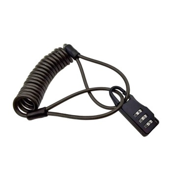 Кодовый замок с переносным тросиком безопасности