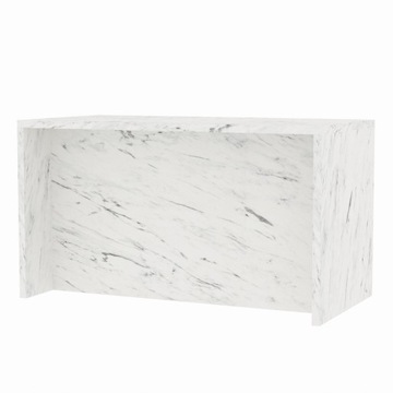 Wyspa kuchenna gotowa wyspa do kuchni 150 cm Biały marmur