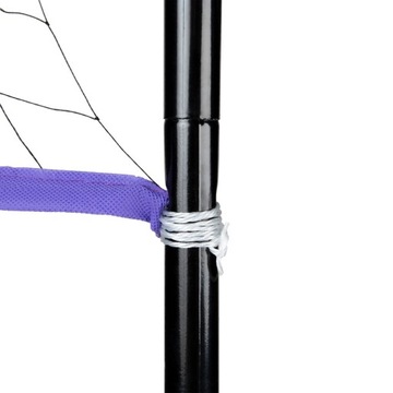 WISH Набор из 2 ракеток для бадминтона в футляре + 3 нейлоновых волана + сетка