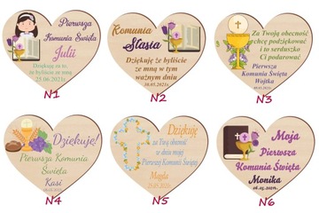 Магнит Благодарность гостям Причастие Крещение 10 шт.