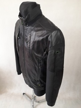 МУЖСКАЯ КОЖАНАЯ КУРТКА HUGO BOSS GREEN LAMB L