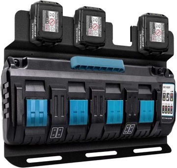Uchwyt ścienny do ładowarki Makita DC18SF, akumulator 18 V, 14,4 V i wierta