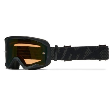 GOGLE IMX ENDURANCE FLIP BLACK MATT/ BLACK - SZYBA IRIDIUM GOLD + CLEAR