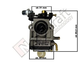 КАРБЮРАТОР ДЛЯ T43 NAC БЕНЗИНОВЫЙ BRIVER WLBC430B WLBC520