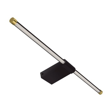 Kinkiet LED łazienkowy IP44 14W czarny 60cm 1680lm 4100K PASO Ideus 4140