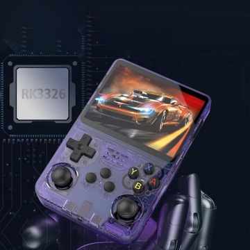 ПОРТАТИВНАЯ КОНСОЛЬ R36S ДЛЯ РЕТРО-ИГР 21000 ИГР 128G+32G 3,5'' IPS LINUX