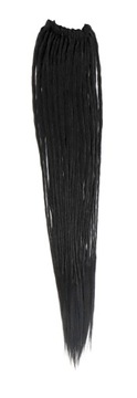 włosy syntetyczne Faux Crochet Locks czarne