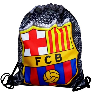 FCB Worek plecak mocny torba szkolna FC BARCELONA
