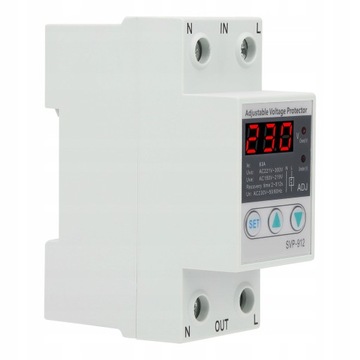 Zabezpieczenie podnapięciowe 230 V Regulowany