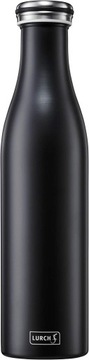 BUTELKA TERMICZNA czarny mat 0,75l LURCH izolowana