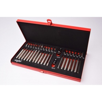 Набор бит длинных 75 мм и коротких 30 мм, 40 шт. HEX Torx 1/2