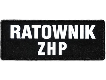 Emblemat RATOWNIK ZHP odblaskowy na rzepie 13 x 5