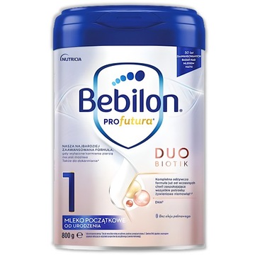 Bebilon Profutura Duo Biotik 1, mleko początkowe, od urodzenia, 800 g
