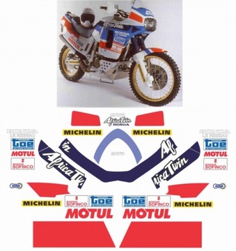 Wykonanie naklejki Honda AFRICA TWIN XRV RD03 650