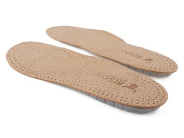 Кожаные стельки, адаптированные к комфорту стопы, размер 40.