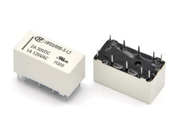 Przekaźnik HFD2/005-S-L2 5V 2A 30VDC 2 cewki