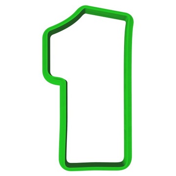 Foremka Wykrawacz Edukacyjna Urodziny Numer 1 8cm