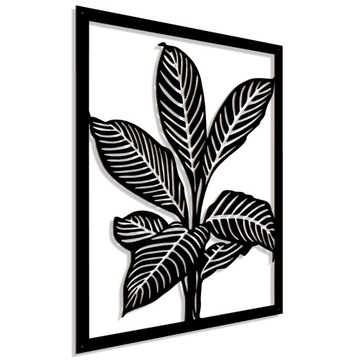 Obraz ażurowy Dekoracja ścienna Panel Liście 3D