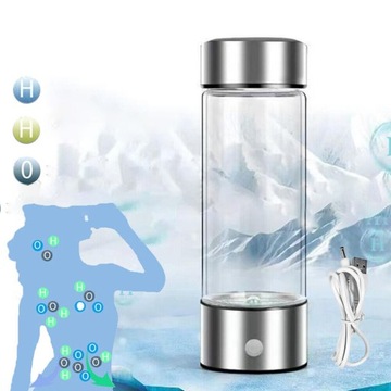 ГЕНЕРАТОР ВОДОРОДНОЙ ВОДЫ ИОНИЗАТОР 420 МЛ АКТИВНЫЙ ВОДОРОД ВОДОРОД