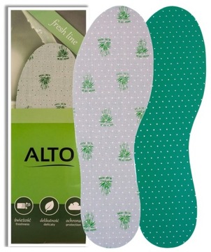 WKŁADKI DO BUTÓW ZAPACHOWE PRZECIWPOTNE MIĘTA 43