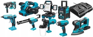 НАБОР ЭЛЕКТРОИНСТРУМЕНТОВ DEDRA SAS+ 18 В 42EL 4X4 Ач