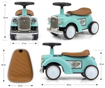 Детские ходунки, подарочный автомобиль Royce Retro Milly Mally