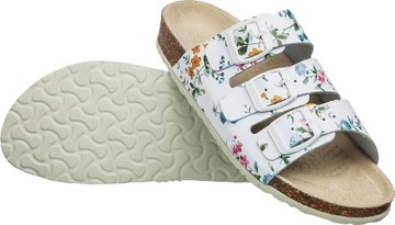 KLAPKI BUTY MEDYCZNE KORKOWE REGULOWANE PASKI r.37